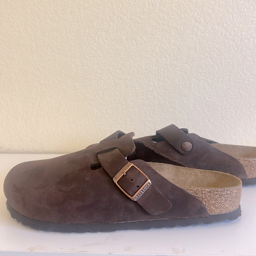 BIRKENSTOCK BOSTON Habana oiled leather-size: 
EU:37 US:6.5 Soft Footbed. NIB! - Picture 10 of 13